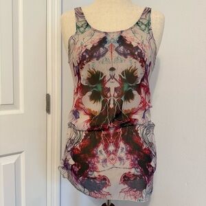 Zara Abstract Print Women's Tank Top